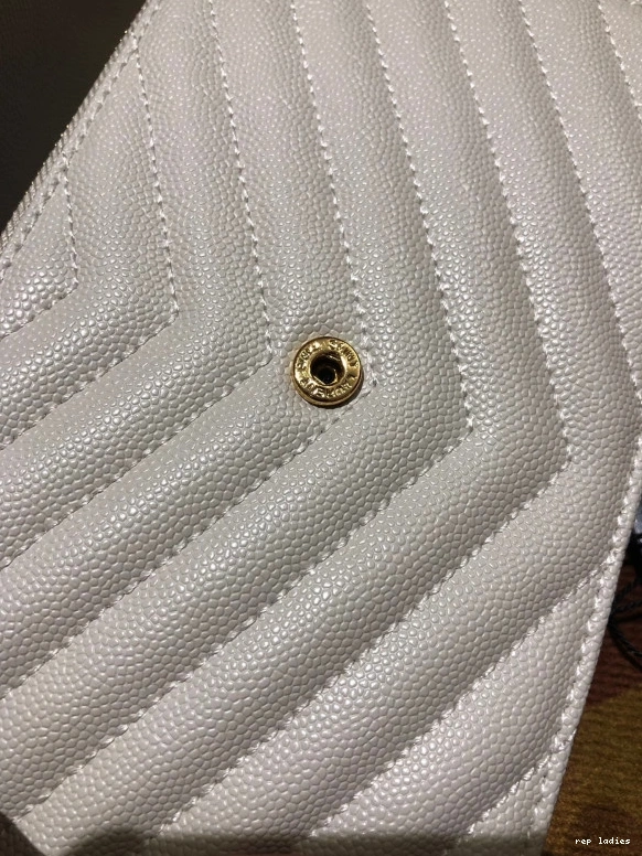 Repzbay REP MATELASSÉ YSL CASSANDRE WALLET CHAIN 0801
